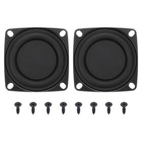 Uxcell 685821956691 2 Pcs Passive Radiator Inch Woofer Vibrating With 8pcs Screw