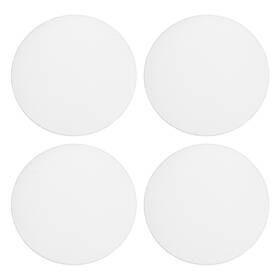 Uxcell 783243631902 4pcs 6.7 Inch Speaker Grills Without Frame White Metal Mesh Grill