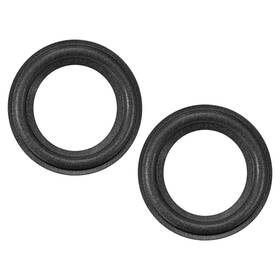 Uxcell 784958438848 2.5 Inch Speaker Foam Edge Surround Replacement Parts For Repair Or Diy 2pcs