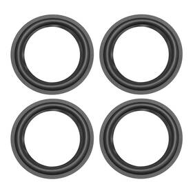 Uxcell 784958439425 5.5 Inch Speaker Rubber Edge Surround Rings For Repair Or Diy 4pcs
