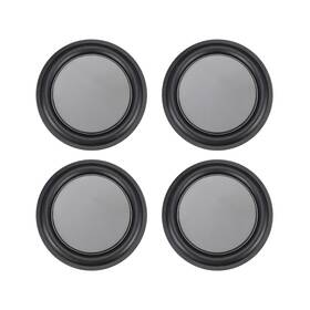 Uxcell 784958855621 4pc 3 Inch 70mm Bass Speaker Passive Radiator Rubber Vibration Plate Diy Repair