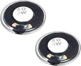 A18111000ux0163 Uxcell 2w 8 Ohm Diy Speaker 36mm Round Replacement Loudspeaker 2pcs