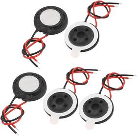 Us-sa-ajd-257320 Uxcell 5pcs 13mm Dia 8 Ohm 0.5w 2-wire Mini Mediant Internal Magnetic Red