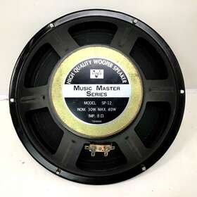Sp-12 Vanco 12 Inch Woofer Replacement Loud Speaker 8 Ohm Music Master Series