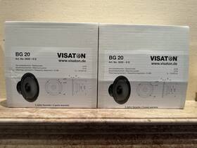 Visaton 007540030203 New Set Of 2 Bg20-8 8 Inch Full-range Speaker With Whizzer Cone
