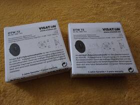 070218 Visaton 051154110097 Dtw 72 1 Pair 8 Ohm Polycarbonate Dome Tweeter 110 W. 5000 Hz.