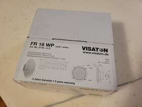 Fr16wp-4 Visaton Fr16wp - 4 New Outdoor 6.5 Inch Full-range Speaker Ohm White
