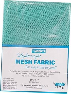 Pba02033 Vista Partners Inc. By Annie Mesh Fabric Lightweight 18 Inch X 54 Turquoise