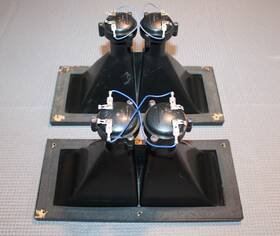 Vw-511p Vital Wave Technology Motorola 5 X 11 Inch Flush Mount Dual Super Horn Tweeter Pair Excellent Cond