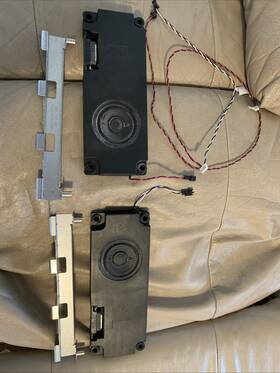 023.4000x.0001 Vizio Tested Working Tv D650i-b2 Speaker Set Original