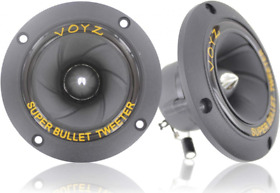 Pet-1919 Voyz 400 Watt 3.5inch Piezo Super Horn Tweeters Aluminum Diaphragm 4-8 Black