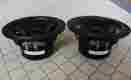 W6-ka638-sh Pair Of New Peerless 6.5 Paper Cone Shielded Woofers