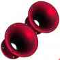 Wgp14-50-red Wgp14-50 2 Horn Prv Audio Pair 4-bolt Compression 45 Red Waveguide