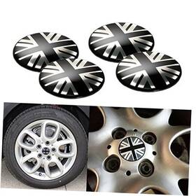 St99 Xotic Tech Direct #st99 4s 4x Union Jack Uk Flag Style Wheel Center Cover Black