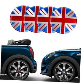 St99rb Xotic Tech Direct #st99rb 4s 4x Union Jack Uk Flag Style Wheel Center Cap Cover Red