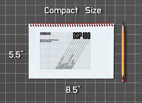 Dsp-100 Yamaha Operation Manual Guide Reference 48 Pages Half Size 5.5x8.5