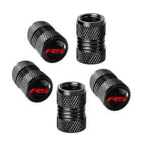 Gh25040108 Yangfangv Tire Valve Caps 5pcs Stem Cover Compatible With Camaro Rs Rs-red-1