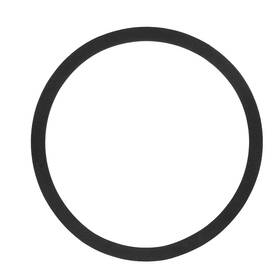 Zaplyte 041814301785 2 X Black 6.5 Inch Eva Foam Speaker Edge Surround Rings For Repair Diy