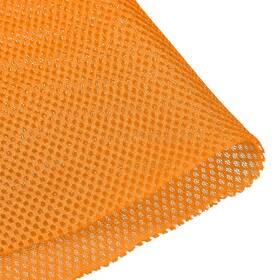 0.5x1.45m Zaplyte 614553443056 1pcs Speaker Grill Cloth Polyester Fiber Stereo Mesh Fabric Orange