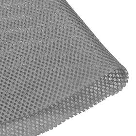 0.5x1.45m Zaplyte 614553443063 1pcs Speaker Grill Cloth Polyester Fiber Stereo Mesh Fabric Gray