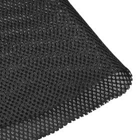 1x1.45m Zaplyte 614553443070 1pcs Speaker Grill Cloth Polyester Fiber Stereo Mesh Fabric Black