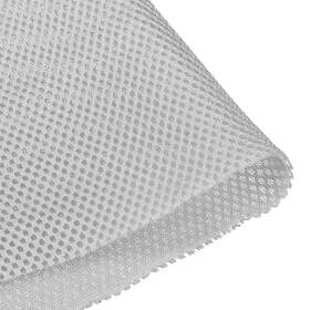 1x1.45m Zaplyte 614553443087 1pcs Speaker Grill Cloth Polyester Fiber Stereo Mesh Fabric Light Gray