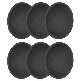 Zaplyte 619668013224 6pcs Speaker Dust Cap 72mm/2.8 Inch Outer Diameter Dome Paper For Repair
