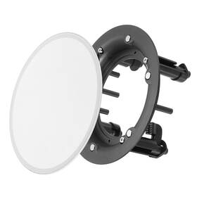 Zaplyte 619668033581 Ceiling In-wall Speaker Grille Cover And Base 6.9 Inch White Round Metal Covers