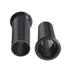 Zaplyte 641832260929 2pcs Black Port Tube 51mm X 142mm Subwoofer Bass Reflection