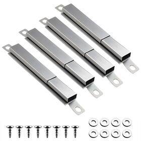 Zemibi 729604460262 Universal Adjustable Crossover Tubes Charbroil Carryover Tube For