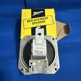 49cz908 Zenith Vintage 3 Inch Replacement Speaker. In Original Box