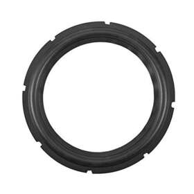 Zerone 763741042813 10inch Perforated Rubber Speaker Edge Subwoofer Surround Rings Replacement Pa