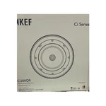 Kef CI200QR Round In-ceiling Architectural Loudspeaker (single). Fixed Price $490.00.