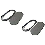 (2) American Terminal Universal 4" Grill Br/ 4X10" Speaker Coaxi. Fixed Price $24.99.