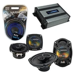 Eagle Summit 1993-1995 Factory Speaker Upgrade Harmony R4 R69 & HA-A400.4 Amp. Fixed Price $219.95.
