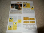 Pioneer HPM-100 Ultimate Speaker Brochure, 4 Pages, Specs, Articles, Info, Amp. Fixed Price $13.99.