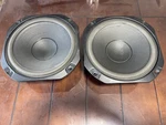 Vintage Jvc Speakers Woofers (S-1206) 8 Ohm 12" Matched Pair. Fixed Price $65.00.