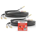 Nakamichi Excel Series Banana Plug With 12AWG Speaker Cable Ofc CL2 Rated 1-PAIR. Fixed Price $97.21.