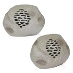 Alpine Corporation QLP952SLR-GR-2 Solar Bluetooth Enabled Rock Speaker Gray. Fixed Price $135.25.