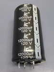 Cornell Dubilier 129LBA120M4FQ Aluminum Electrolytic Capacitor 12000UF 120V. Fixed Price $14.95.