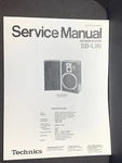 Technics SB-L95 Service Manual Speaker System Photocopy. Fixed Price $9.99.