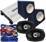 Infinity Alpha 6930 6X9" Speakers +1500W Amplifier 2X S2 Car Box Kit. Fixed Price $199.90.