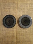 Lot Of (2) Klh 117059F Mid-range/tweeter Drivers W/ Metal Grilles Tested. Fixed Price $42.99.
