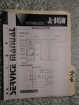 Kenwood JL-845W Service Manual Original Repair Book Stereo Speaker 2 Pages. Fixed Price $20.00.
