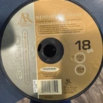 New Acoustic Research 18 Gauge 100 Feet Speaker Wire Gold Pin Connectors. Fixed Price $12.50.