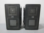 Sony Apm 8 Ohm Square Speakers Pair W/ Mounting Brackets Made Japan. Fixed Price $79.95.