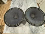 Pair Electro Voice DL15W Ev 815-1197 Speaker 500W Ohms Subwoofer. Fixed Price $300.00.