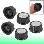 5 Pcs Black Silver Tone 30MM Top Rotary Knobs For 6MM Dia Shaft Potentiometer. Fixed Price $14.11.