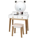 Costway Vanity Dressing Table Set Touch Screen Dimming Mirror Speakers. Fixed Price $189.99.
