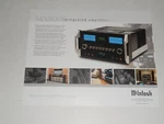 Mcintosh MA8000 Integrated Amplifier Brochure, Specs, Info, 2 Pgs. Fixed Price $12.00.